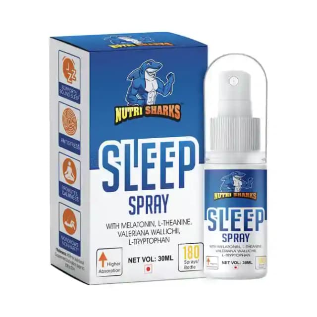 Nutri Sharks Sleep Spray (1 Pump Bottle of 30 ml Spray)