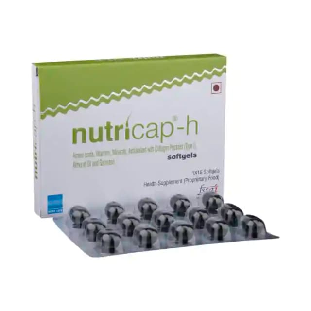 Nutricap H Softgel (1 Strip Of 15 soft gelatin capsules)