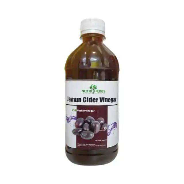 Nutriherbs Jamun Cider Vinegar (1 Bottle of 473 ml Liquid)