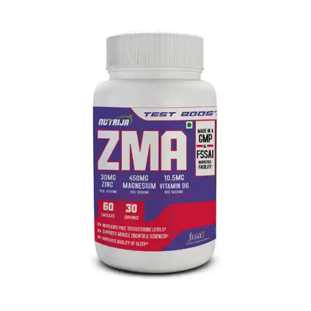 Nutrija ZMA (1 Bottle of 60 capsules)