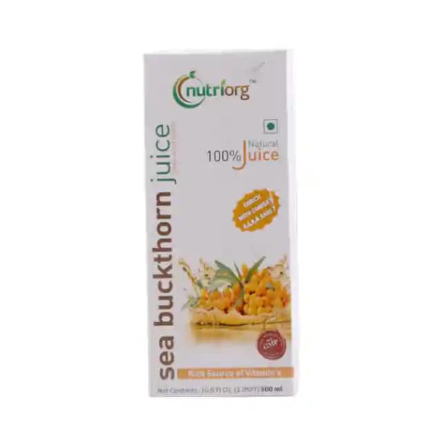 Nutriorg Sea Buckthorn Juice (1 Bottle of 500 ml Juice)