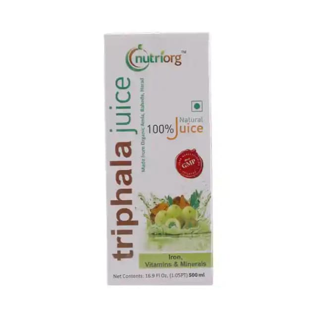 Nutriorg Triphala Juice (1 Bottle of 500 ml Juice)