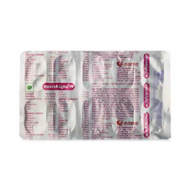 NutriRight W (1 Strip Of 10 tablets)