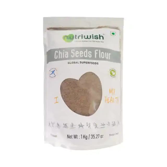 Nutriwish Chia Seeds Flour (1 Packet Of 1 kg Flour)