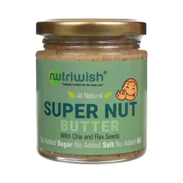 Nutriwish Super Nut Butter (1 Jar Of 200 gm Butter)