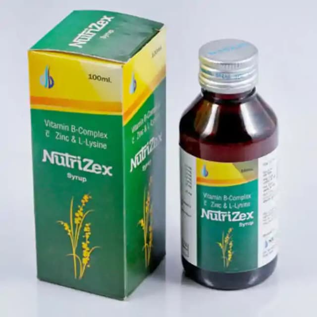 Nutrizex Syrup (1 Bottle of 100 ml Syrup)