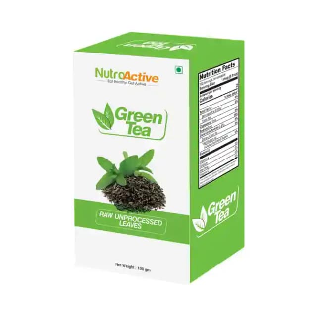 NutroActive Green Tea Leaves (1 Box Of 100 gm Leaves)