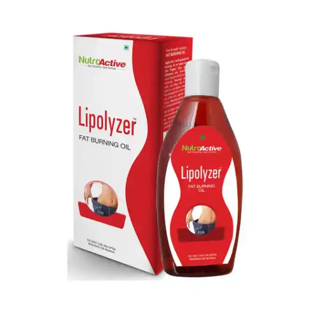 NutroActive Lipolyzer Fat Burning Oil (1 Bottle of 225 ml Oil)