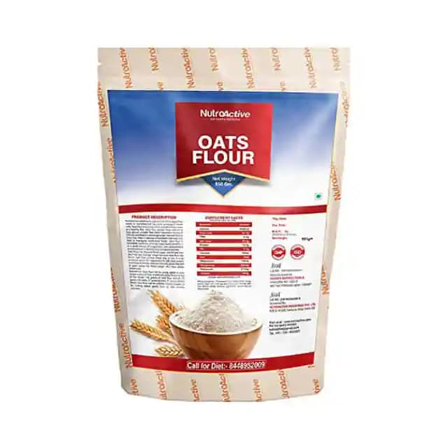 NutroActive Oats Flour (1 Packet Of 850 gm Flour)