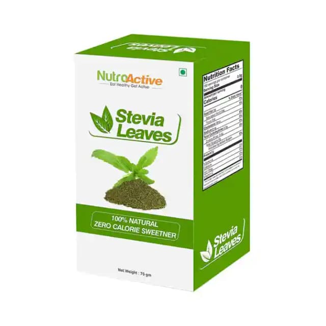 NutroActive Stevia Leaves (1 Box Of 75 gm Leaves)
