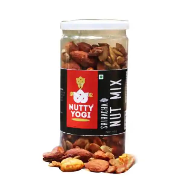 Nutty Yogi Sriracha Nut Mix (1 Jar Of 100 gm Dry Fruits)