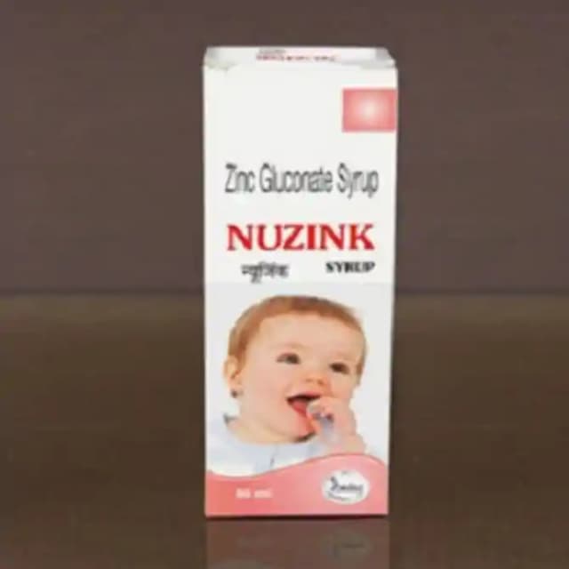 Nuzink Syrup (1 Bottle of 60 ml Syrup)