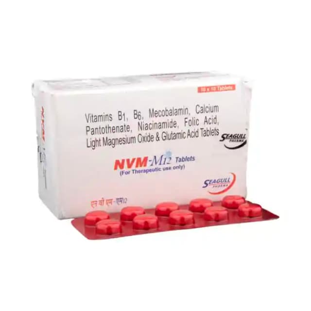 NVM M12 (1 Strip Of 10 tablets)
