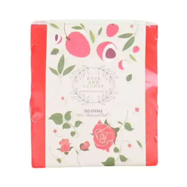 Nyassa Rose and Lychee Handmade Soap (1 Packet Of 150 gm Soap)
