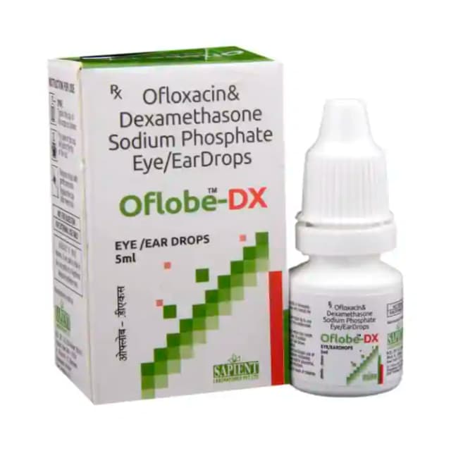 Oflobe DX Eye/Ear Drops (5 ml in 1 bottle)
