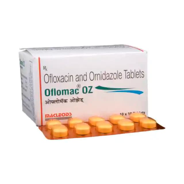 Oflomac OZ (10 tablets in 1 strip)