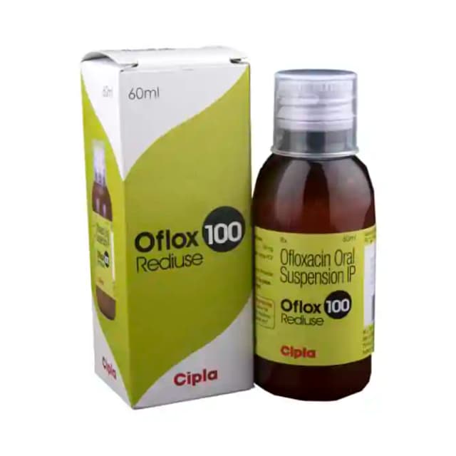 Oflox 100 Rediuse Oral Suspension (60 ml in 1 bottle)