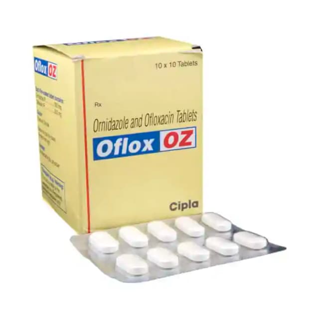Oflox OZ (10 tablets in 1 strip)