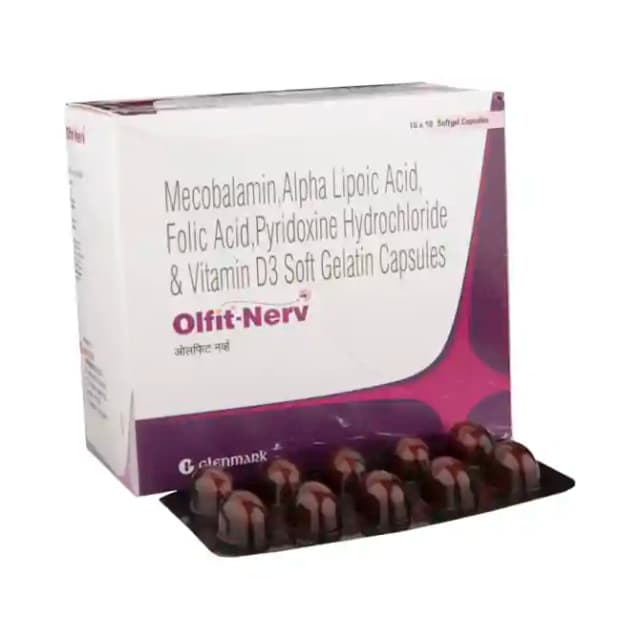 Olfit Nerv Soft Gelatin (1 Strip Of 10 soft gelatin capsules)