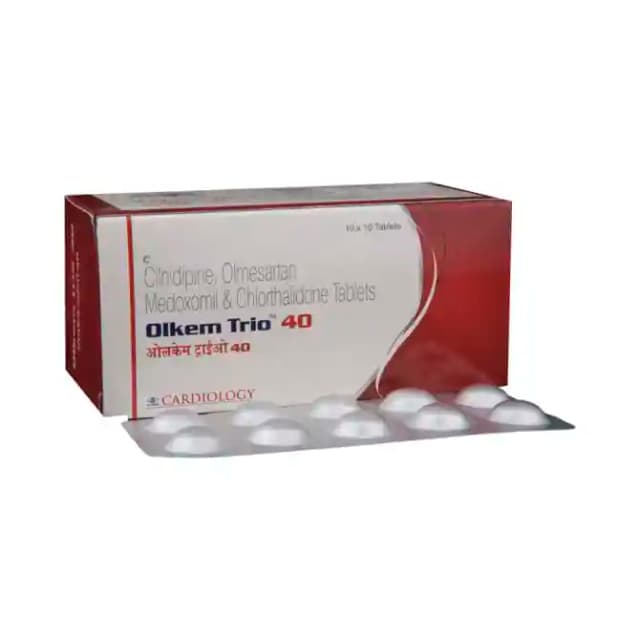 Olkem Trio 40 (10 tablets in 1 strip)