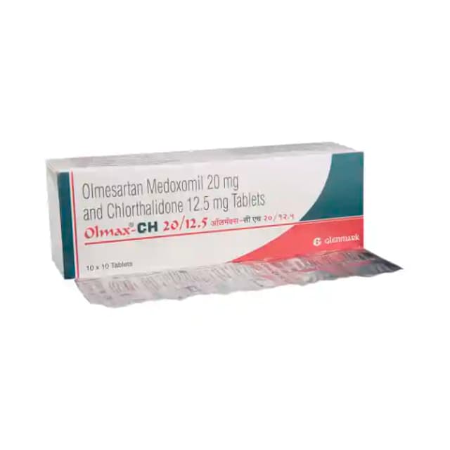 Olmax CH 20/12.5 (10 tablets in 1 strip)