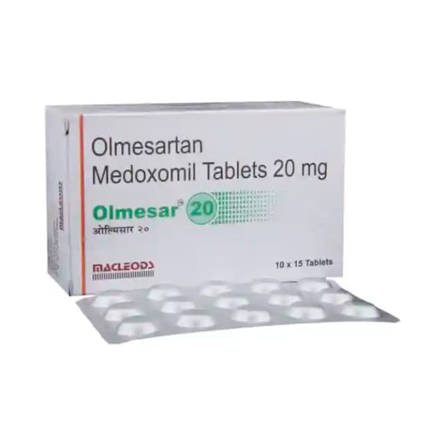 Olmesar 20 (15 tablets in 1 strip)