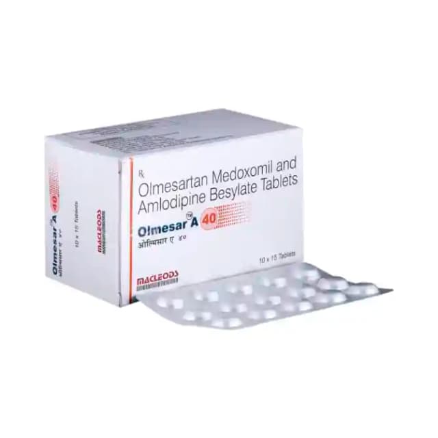 Olmesar A 40 (15 tablets in 1 strip)