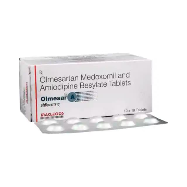 Olmesar A (15 tablets in 1 strip)