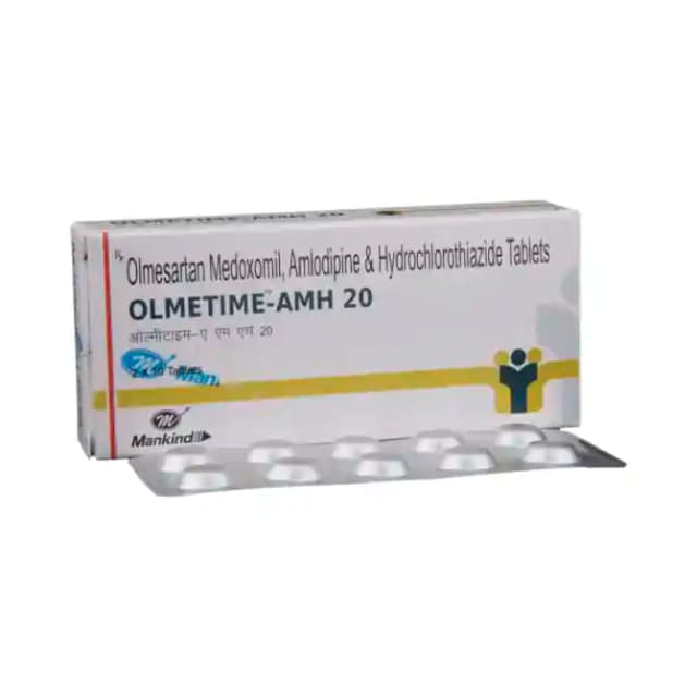 Olmetime AMH 20 (10 tablets in 1 strip)