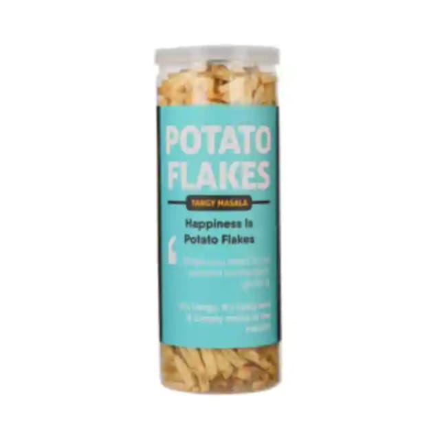 Omay Foods Potato Flakes Tangy Masala (1 Jar Of 50 gm Flakes)