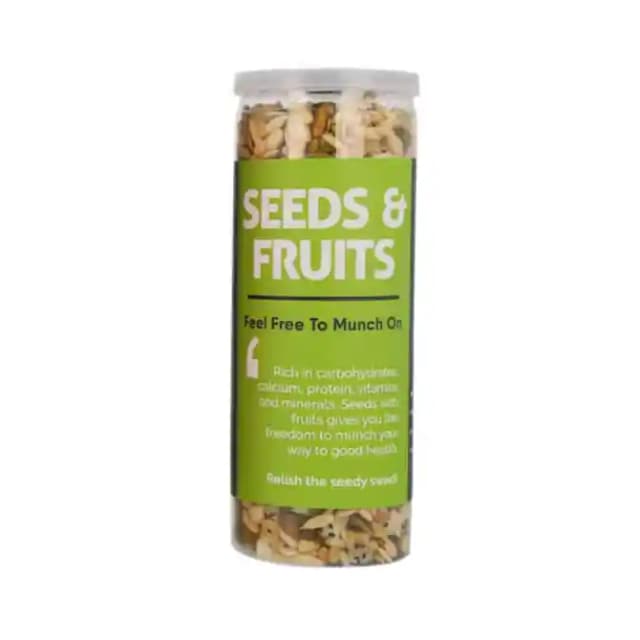 Omay Foods Seeds & Fruits Mix (1 Jar Of 165 gm Snacks)