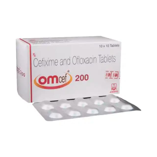 Omcef 200 (10 tablets in 1 strip)