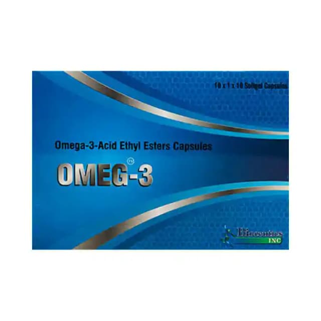 Omeg 3 Soft Gelatin (1 Strip Of 10 soft gelatin capsules)