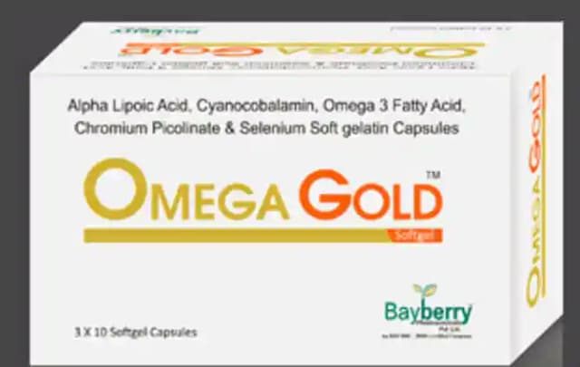 Omega Gold (1 Strip Of 10 capsules)