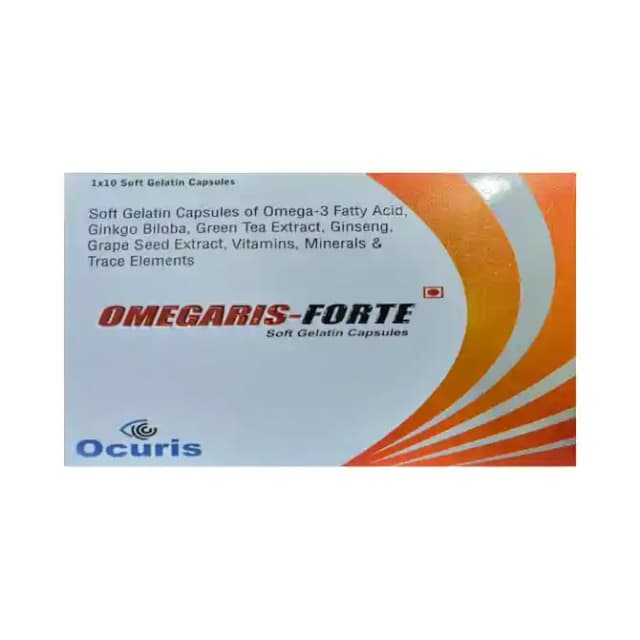 Omegaris Forte Soft Gelatin (1 Strip Of 10 soft gelatin capsules)