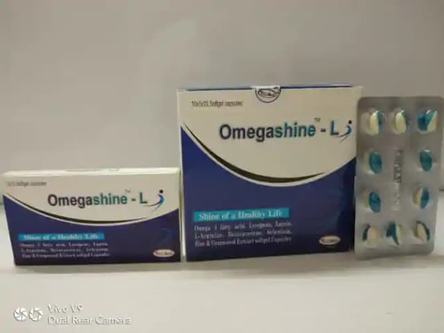 Omegashine L Soft Gelatin (1 Strip Of 10 soft gelatin capsules)