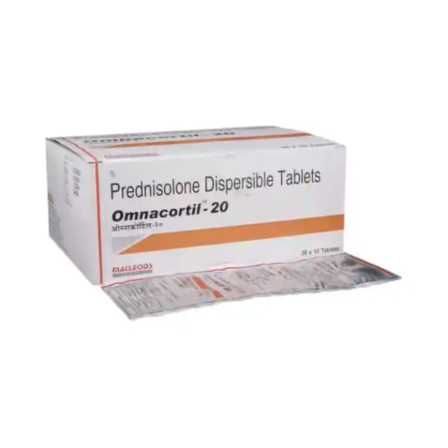 Omnacortil 20 DT (10 tablets dt in 1 strip)
