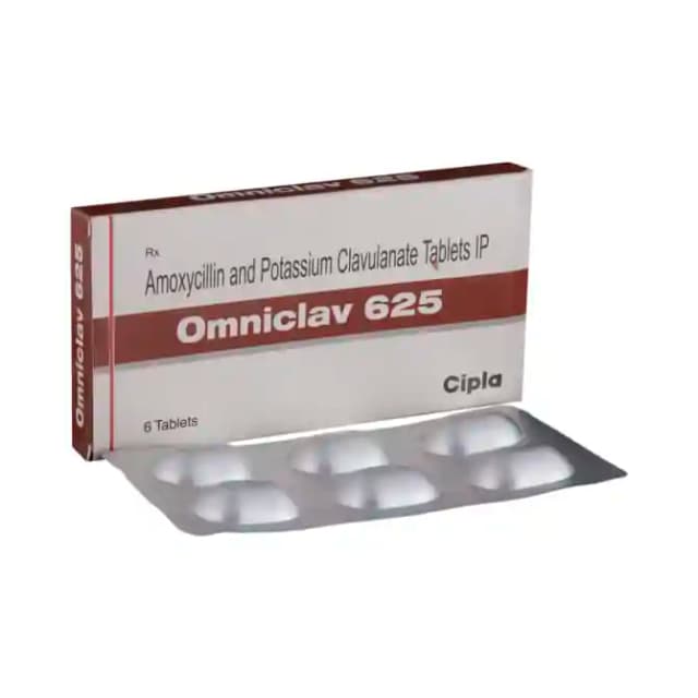 Omniclav 625 (6 tablets in 1 strip)