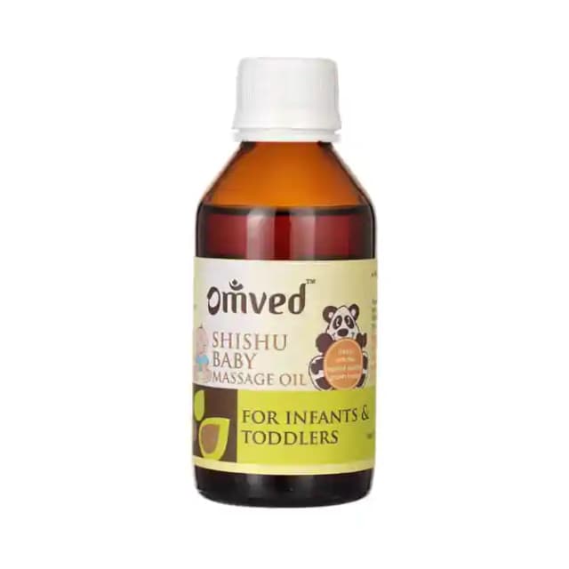 Omved Shishu Baby Massage Oil (1 Bottle of 100 ml Oil)