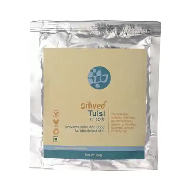 Omved Tulsi Mask (1 Packet Of 25 gm Face Mask)