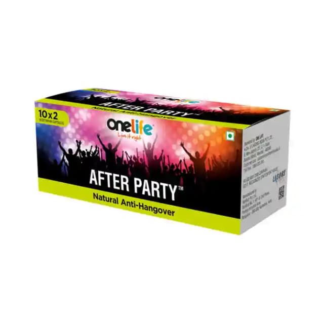 OneLife After Party Vegetarian (1 Packet Of 10 tablets)