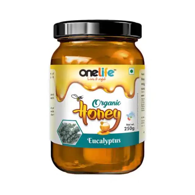 OneLife Organic Eucalyptus Honey (1 Jar Of 250 gm Paste)