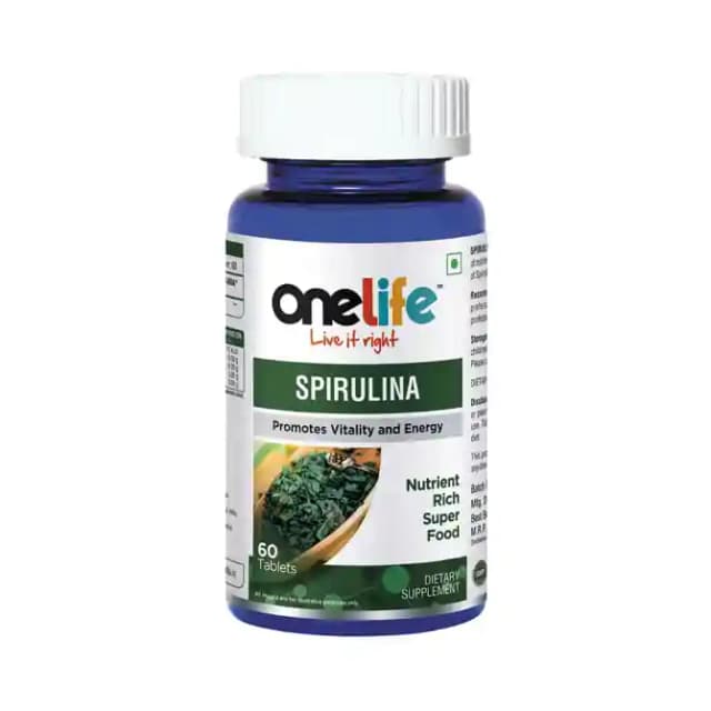 OneLife Spirulina (1 Bottle of 60 tablets)