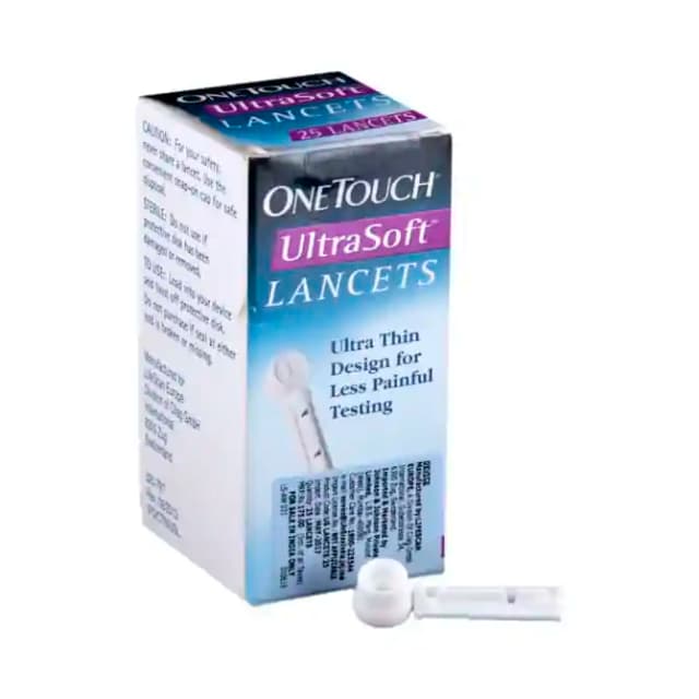 OneTouch Ultrasoft Lancets (1 Packet Of 25 lancets)