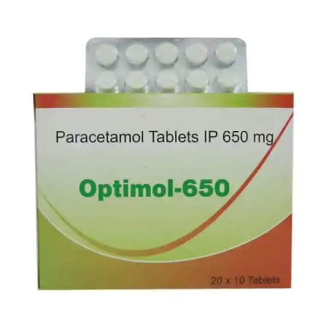 Optimol 650mg (10 tablets in 1 strip)