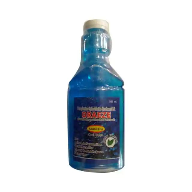 Oraeze Mouth Wash Mint (500 ml in 1 bottle)