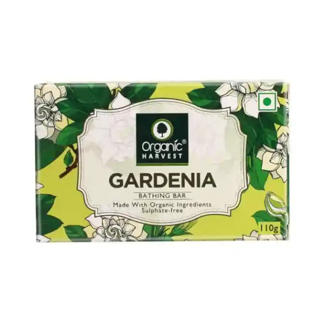 Organic Harvest Bathing Bar Gardenia (1 Box Of 110 gm Soap)