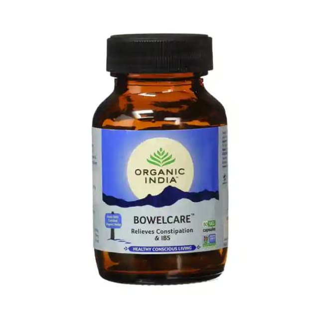 Organic India Bowelcare Veg (1 Bottle of 60 vegicaps)