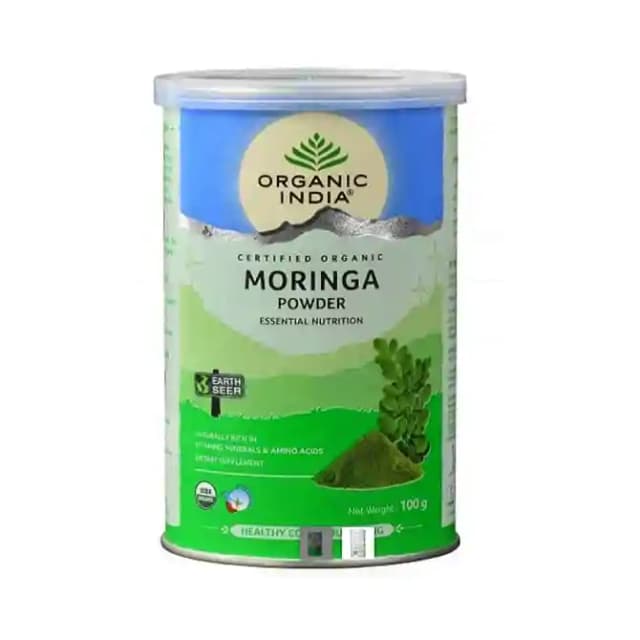 Organic India Moringa Powder (1 Box Of 100 gm Powder)