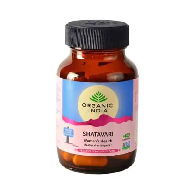 Organic India Shatavari Veg (1 Bottle of 60 vegicaps)